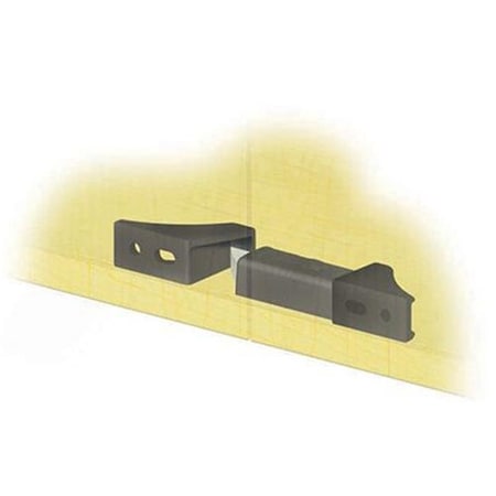 Timberline Locks Timberline Locks TLDL300B Timberline Double Door Latch with Slam Action - Black TLDL300B